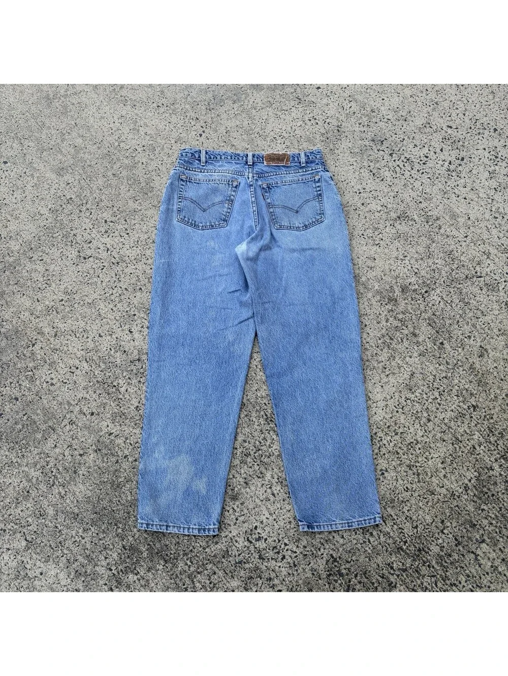 Vintage Levi's Signature 545 Loose Fit Jeans Men's 35x30 USA Light Wash 1994 90s